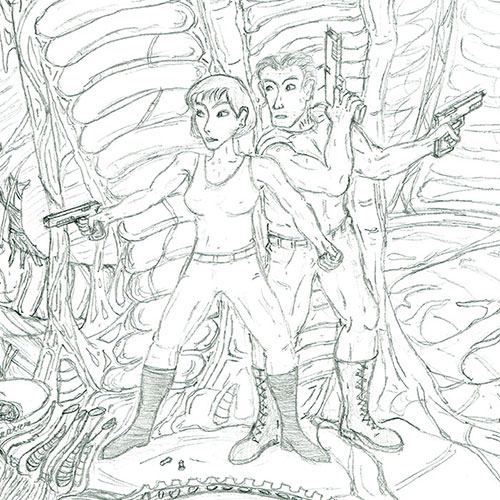 Aliens: nido - Dibujos