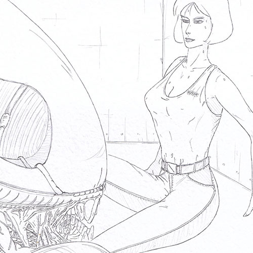 Alien: prey - Dibujos