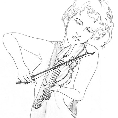 Violin - Dibujos